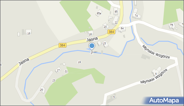 Nowa Ruda, Jasna, 17, mapa Nowa Ruda
