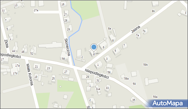 Nowa Ruda, Jasna, 4, mapa Nowa Ruda