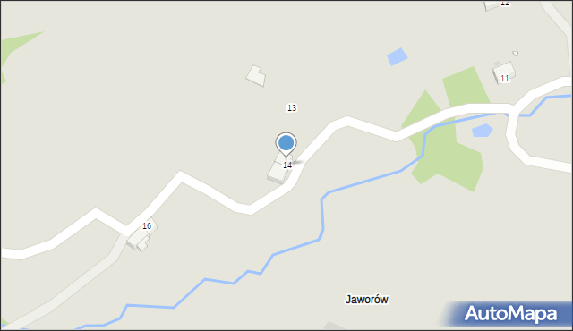 Nowa Ruda, Jawornik, 14, mapa Nowa Ruda