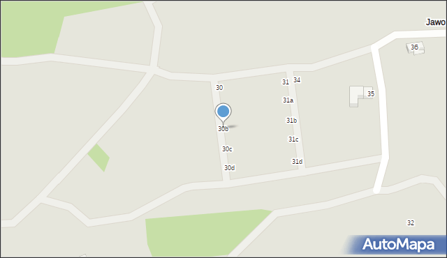 Nowa Ruda, Jawornik, 30b, mapa Nowa Ruda