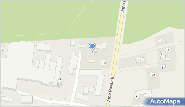 Nowa Wieś, Jana Pawła II, 6, mapa Nowa Wieś