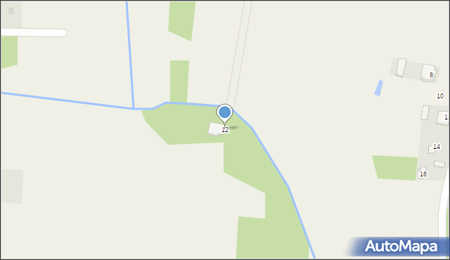 Nowe Chrusty, Jaśminowa, 12, mapa Nowe Chrusty