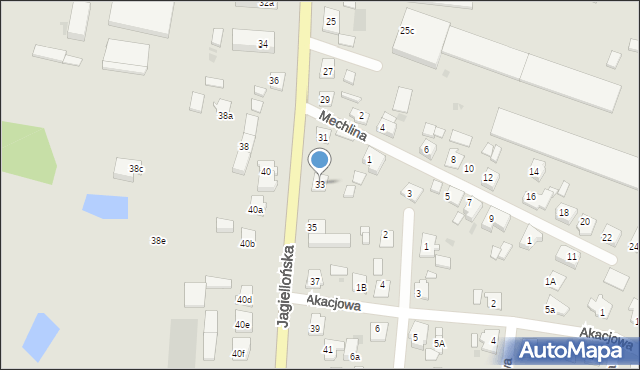 Nowe Miasto Lubawskie, Jagiellońska, 33, mapa Nowe Miasto Lubawskie