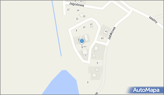 Nowieczek, Jabłkowa, 4, mapa Nowieczek