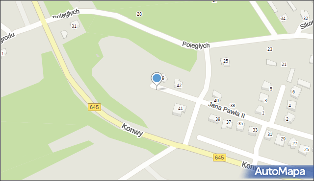 Nowogród, Jana Pawła II, 12, mapa Nowogród