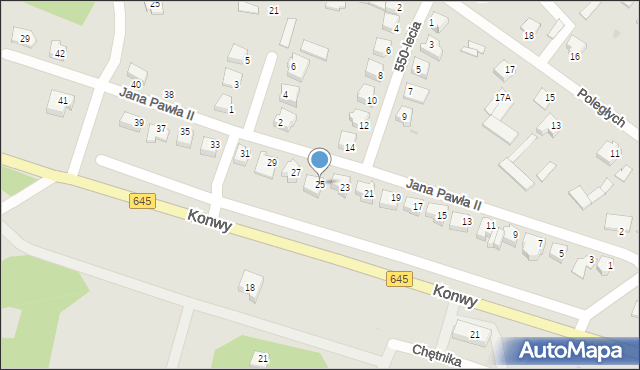 Nowogród, Jana Pawła II, 25, mapa Nowogród