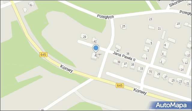 Nowogród, Jana Pawła II, 41, mapa Nowogród