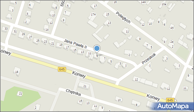 Nowogród, Jana Pawła II, 9, mapa Nowogród