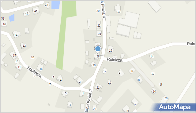 Nowy Barkoczyn, Jana Pawła II, 28, mapa Nowy Barkoczyn