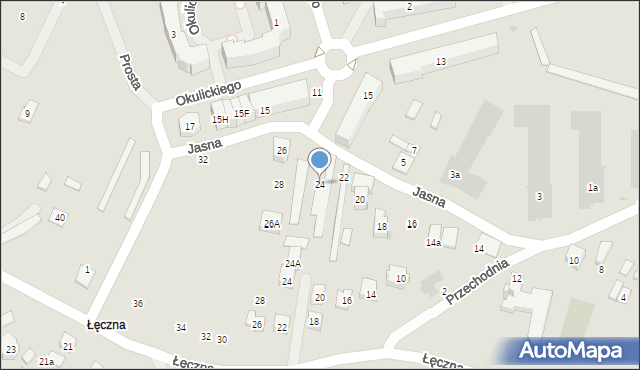 Nowy Dwór Mazowiecki, Jasna, 24, mapa Nowy Dwór Mazowiecki