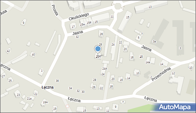 Nowy Dwór Mazowiecki, Jasna, 26A, mapa Nowy Dwór Mazowiecki