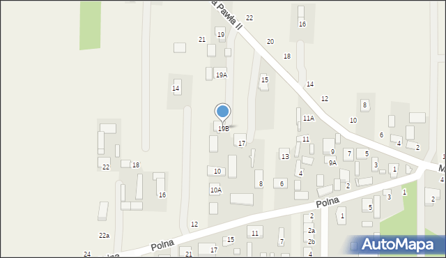 Nowy Kraszew, Jana Pawła II, 19B, mapa Nowy Kraszew