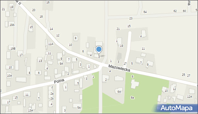 Nowy Kraszew, Jana Pawła II, 2, mapa Nowy Kraszew