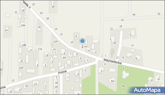 Nowy Kraszew, Jana Pawła II, 6, mapa Nowy Kraszew