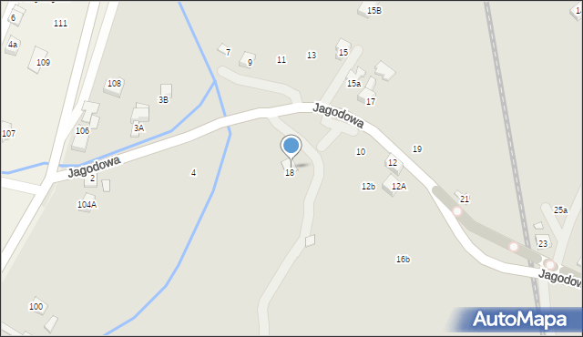 Nowy Sącz, Jagodowa, 8, mapa Nowego Sącza