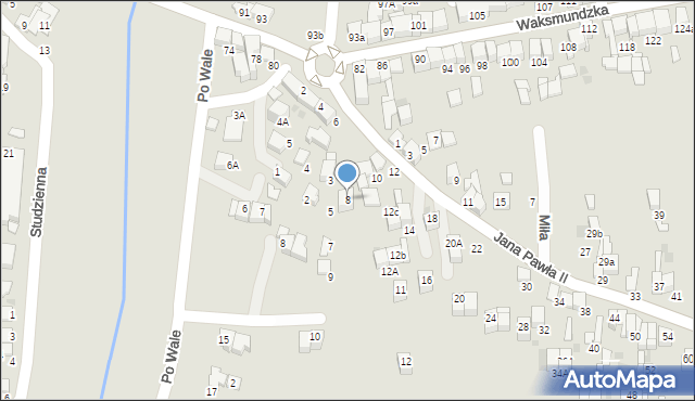 Nowy Targ, Jana Pawła II, 8, mapa Nowego Targu