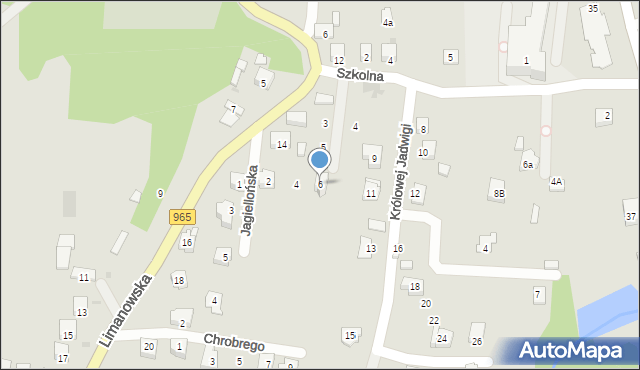 Nowy Wiśnicz, Jagiellońska, 6, mapa Nowy Wiśnicz