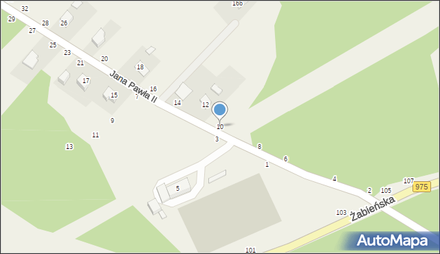 Odporyszów, Jana Pawła II, 10, mapa Odporyszów