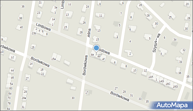 Oława, Jagodowa, 4c, mapa Oława