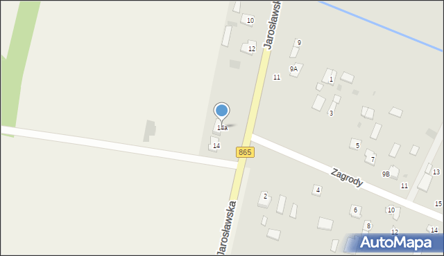 Oleszyce, Jarosławska, 14a, mapa Oleszyce