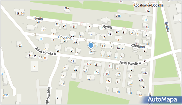 Olkusz, Jana Pawła II, 10, mapa Olkusz