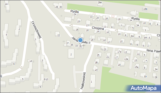 Olkusz, Jana Pawła II, 31, mapa Olkusz