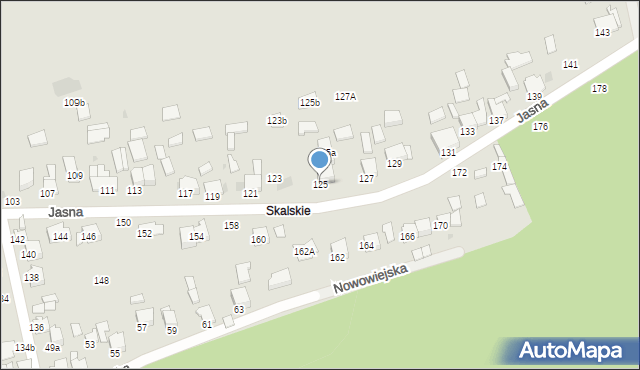 Olkusz, Jasna, 125, mapa Olkusz