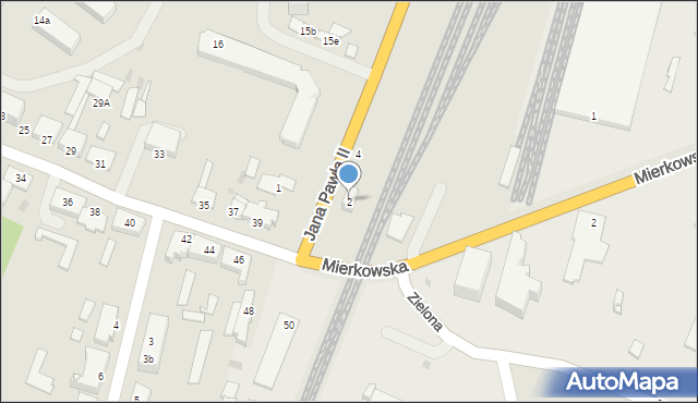 Olsztynek, Jana Pawła II, 2, mapa Olsztynek