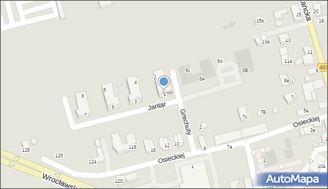 Opole, Jantar Anny, 1, mapa Opola