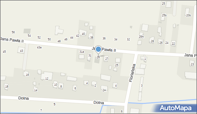 Orły, Jana Pawła II, 29, mapa Orły