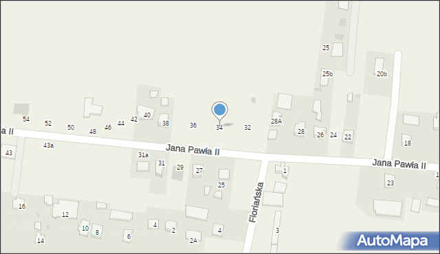 Orły, Jana Pawła II, 34, mapa Orły