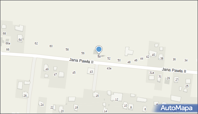 Orły, Jana Pawła II, 54, mapa Orły