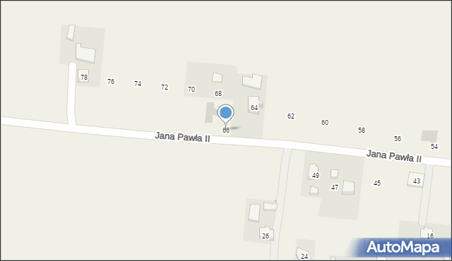 Orły, Jana Pawła II, 66, mapa Orły