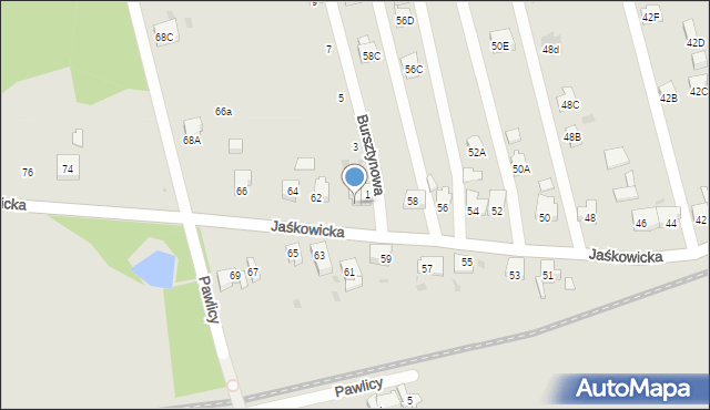 Orzesze, Jaśkowicka, 60, mapa Orzesze