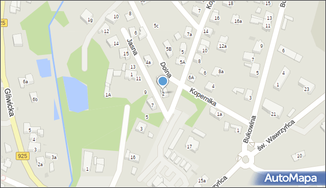 Orzesze, Jasna, 2, mapa Orzesze