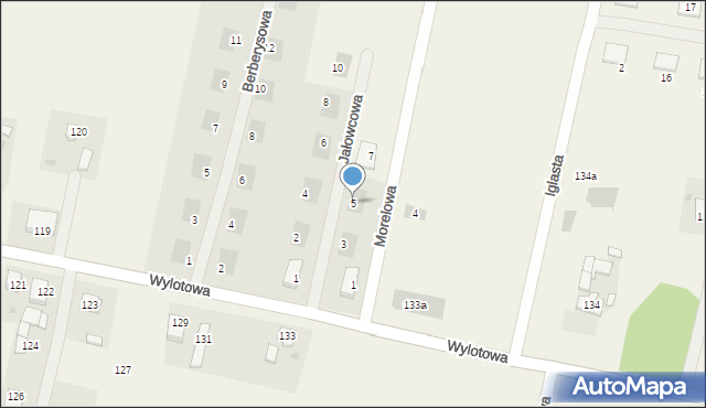 Osiedle Poznańskie, Jałowcowa, 5, mapa Osiedle Poznańskie