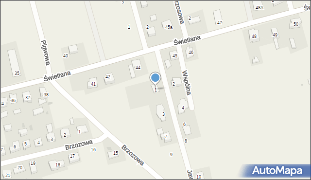Osiedle Poznańskie, Jaworowa, 1, mapa Osiedle Poznańskie
