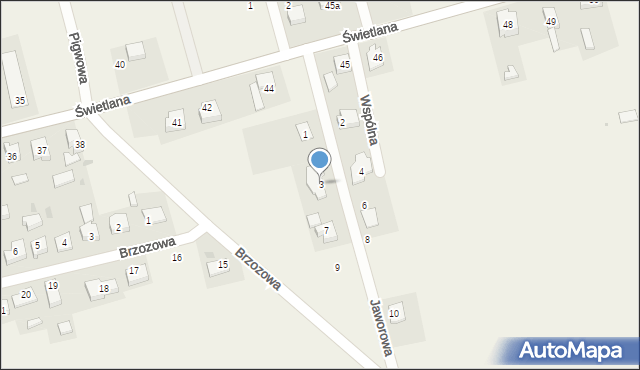 Osiedle Poznańskie, Jaworowa, 3, mapa Osiedle Poznańskie