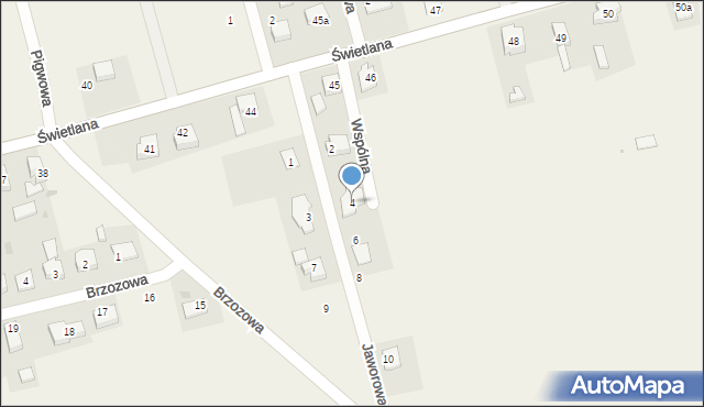 Osiedle Poznańskie, Jaworowa, 4, mapa Osiedle Poznańskie