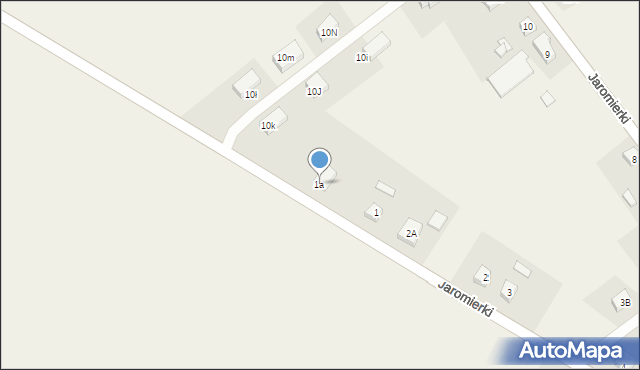 Osina, Jaromierki, 1a, mapa Osina