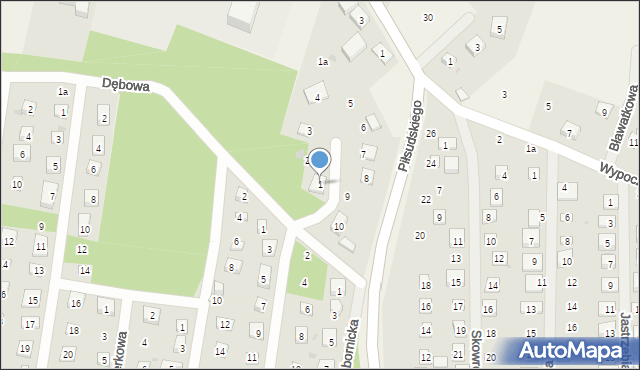 Osolin, Jaśminowa, 1, mapa Osolin