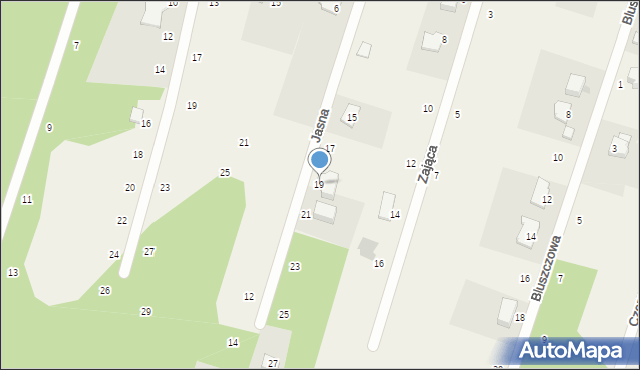 Osowiec, Jasna, 19, mapa Osowiec