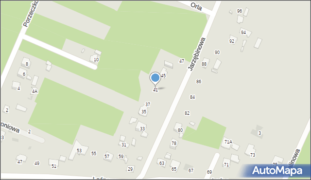 Ostrowiec Świętokrzyski, Jarzębinowa, 41, mapa Ostrowiec Świętokrzyski