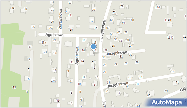 Ostrowiec Świętokrzyski, Jarzębinowa, 9, mapa Ostrowiec Świętokrzyski