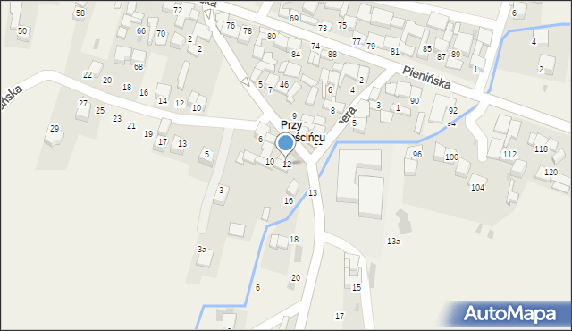 Ostrowsko, Jana Pawła II, 14, mapa Ostrowsko
