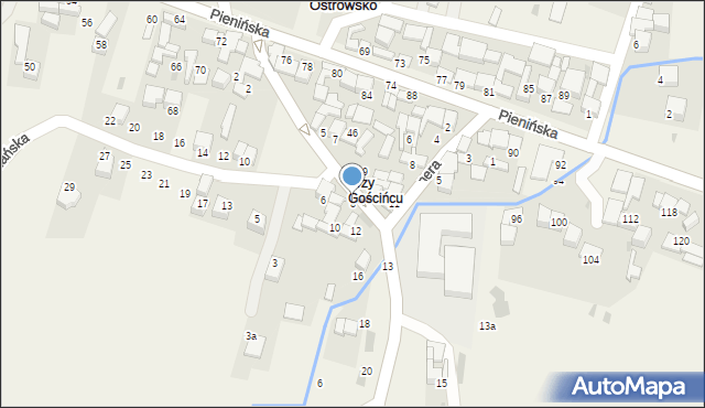 Ostrowsko, Jana Pawła II, 8, mapa Ostrowsko