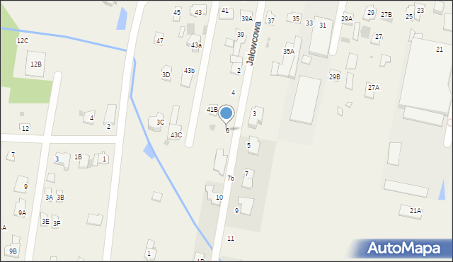 Otrębusy, Jałowcowa, 6, mapa Otrębusy