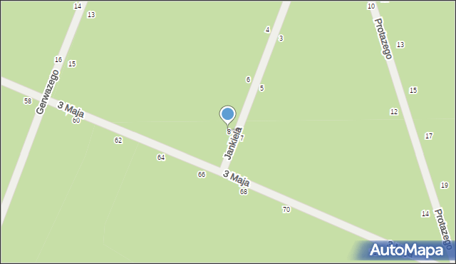 Otwock, Jankiela, 8, mapa Otwock