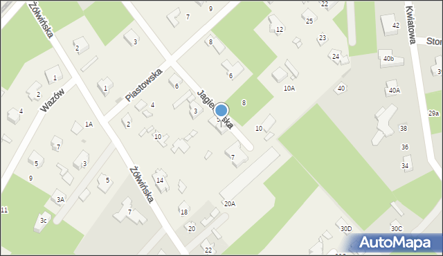 Owczarnia, Jagiellońska, 5/5A, mapa Owczarnia