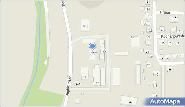 Paczków, Jagiellońska, 10, mapa Paczków
